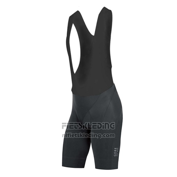 2017 Fietskleding Gore Bike Wear Power Oxygen-ws-so Zwart Korte Mouwen en Koersbroek